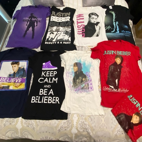 Assorted Justin Bieber T-Shirts - Picture 2 of 2